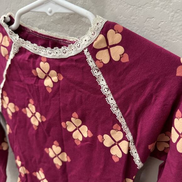 NWT Alba of Denmark Raspberry Radiance Joice Bodysuit Long Sleeve Onesie - Picture 2 of 6